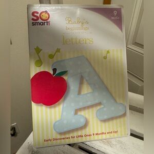 15/$15 SO SMART Baby’s beginnings Letters DVD